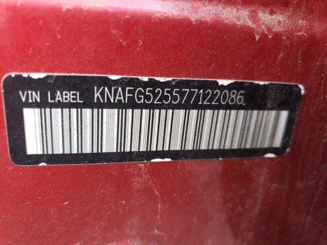 Photo 10 from auction – 2007 KIA RONDO BASE with VIN KNAFG525577122086