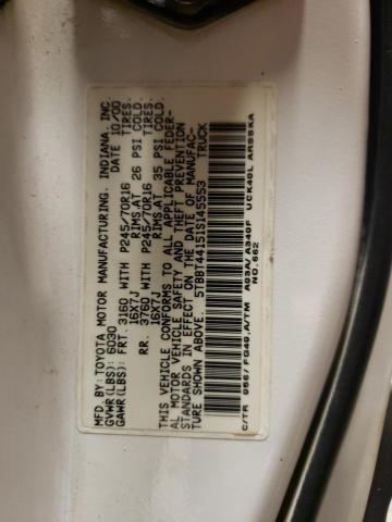 Photo 10 from auction – 2001 TOYOTA TUNDRA ACC with VIN 5TBBT44151S145553