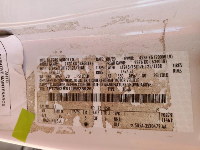 Photo 10 from auction – 2020 FORD F250 SUPER with VIN 1FT7W2B61LEE33926