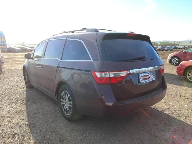 Photo 3 from auction – 2012 HONDA ODYSSEY EX with VIN 5FNRL5H65CB040102