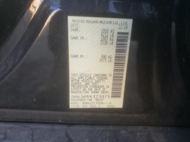 Photo 10 from auction – 2015 NISSAN ALTIMA 2.5 with VIN 1N4AL3AP8FN373975