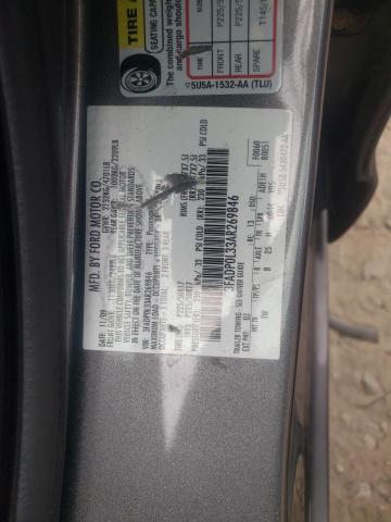 Photo 10 from auction – 2010 FORD FUSION with VIN 3FADP0L33AR269846