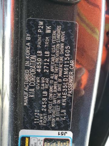 Photo 10 from auction – 2022 KIA STINGER GT with VIN KNAE35LD1N6115605