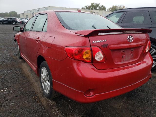 Photo 3 from auction – 2009 TOYOTA COROLLA BA with VIN 2T1BU40E59C054252