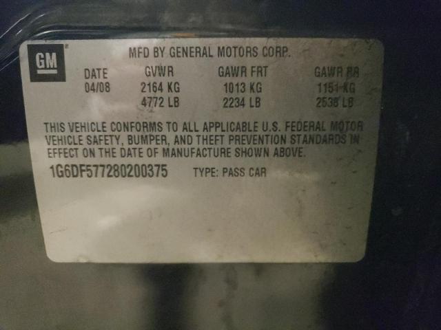 Photo 10 from auction – 2008 CADILLAC CTS with VIN 1G6DF577280200375