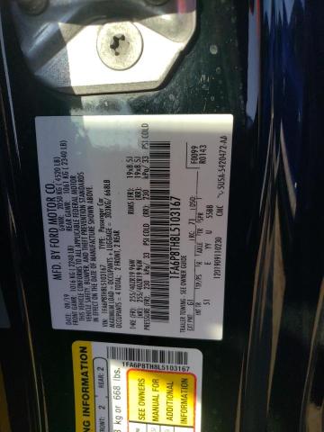Photo 10 from auction – 2020 FORD MUSTANG with VIN 1FA6P8TH8L5103167