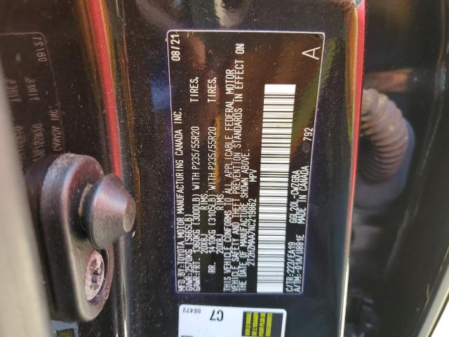 Photo 10 from auction – 2022 LEXUS RX 350 with VIN 2T2HZMAA7NC219862