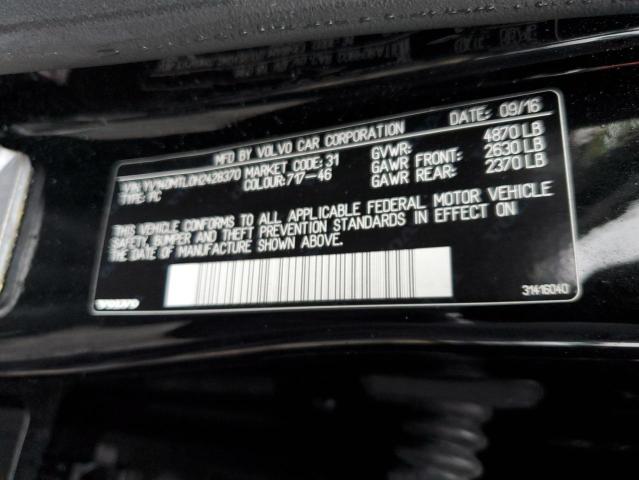 Photo 10 from auction – 2017 VOLVO S60 DYNAMI with VIN YV140MTL0H2428370