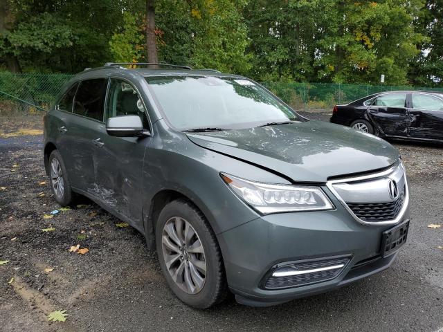ACURA MDX TECHNO 2014 with VIN 5FRYD4H49EB023922 - Photo from auction