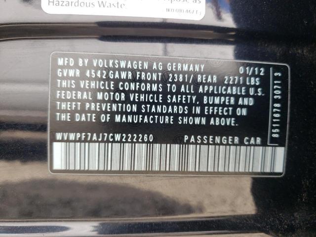 Photo 10 from auction – 2012 VOLKSWAGEN GOLF R with VIN WVWPF7AJ7CW222260