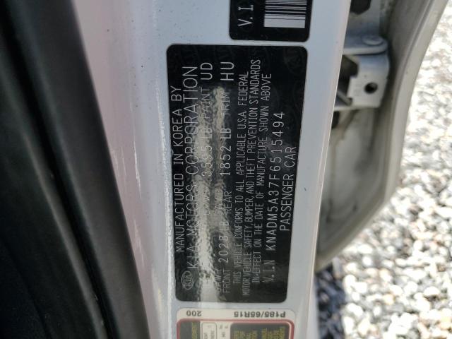 Photo 10 from auction – 2015 KIA RIO LX with VIN KNADM5A37F6515494