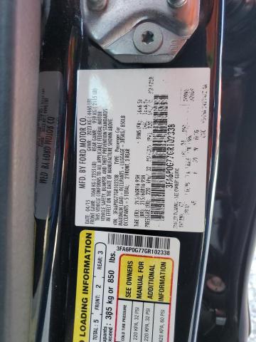 Photo 10 from auction – 2016 FORD FUSION S with VIN 3FA6P0G77GR102338