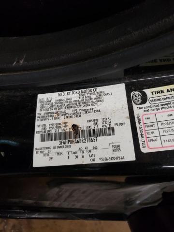 Photo 10 from auction – 2011 FORD FUSION SE with VIN 3FAHP0HA6BR218657