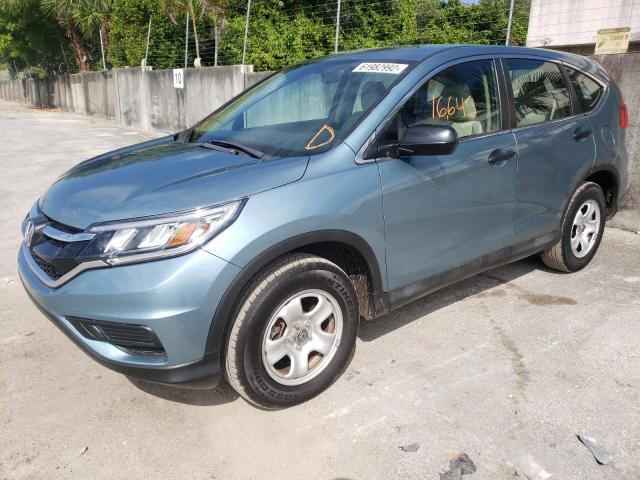 HONDA CR-V LX 2015 with VIN 2HKRM3H33FH552650 - Photo from auction