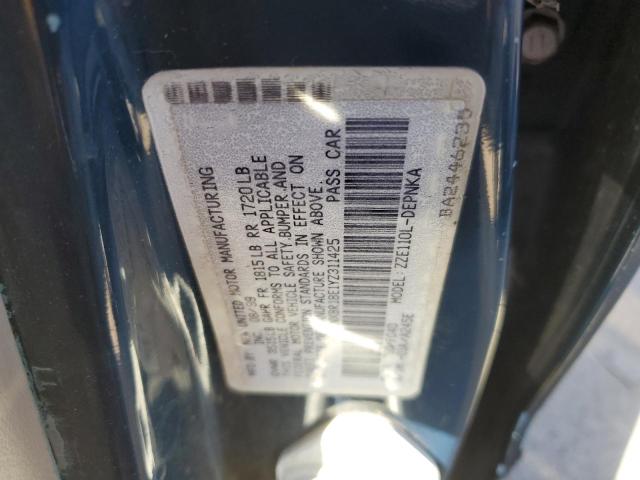 Photo 10 from auction – 2000 TOYOTA COROLLA with VIN 1NXBR18E1YZ311425