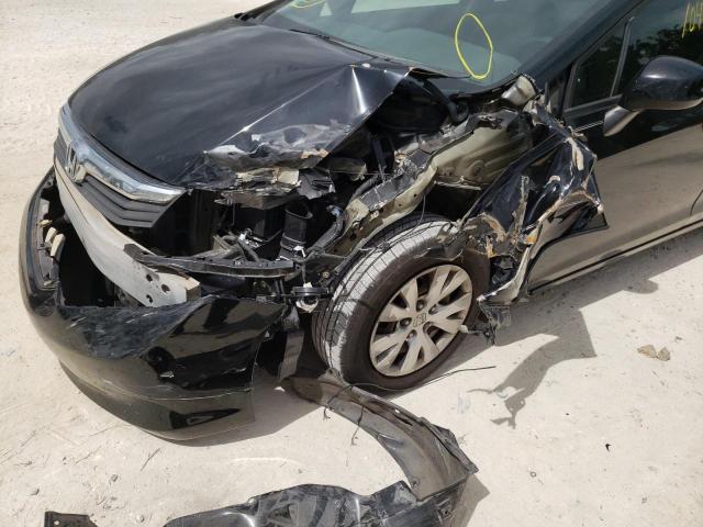 Photo 9 from auction – 2012 HONDA CIVIC LX with VIN 2HGFB2F58CH327847