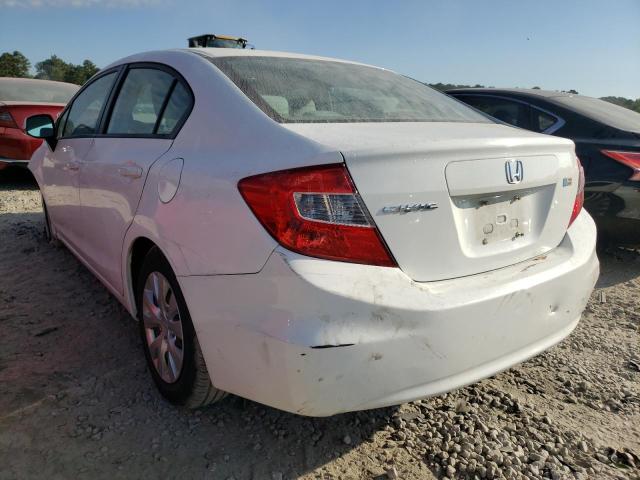 Photo 3 from auction – 2012 HONDA CIVIC LX with VIN 19XFB2F51CE066720
