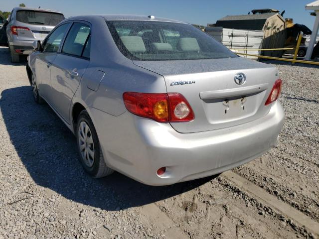 Photo 3 from auction – 2009 TOYOTA COROLLA BA with VIN 1NXBU40E09Z146254
