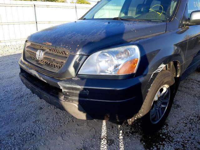 Photo 9 from auction – 2004 HONDA PILOT EXL with VIN 2HKYF18554H566784