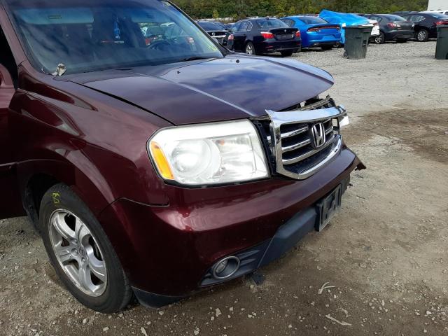 Photo 9 from auction – 2012 HONDA PILOT EXL with VIN 5FNYF4H55CB041707