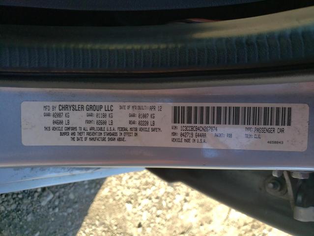 Photo 10 from auction – 2012 CHRYSLER 200 LIMITE with VIN 1C3CCBCB4CN267974
