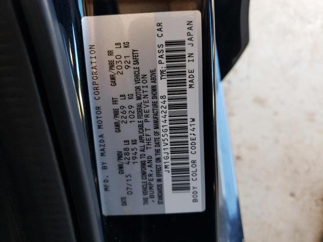 Photo 10 from auction – 2016 MAZDA 6 TOURING with VIN JM1GJ1V55G1442248