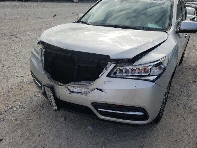 Photo 9 from auction – 2015 ACURA MDX TECHNO with VIN 5FRYD4H49FB007494