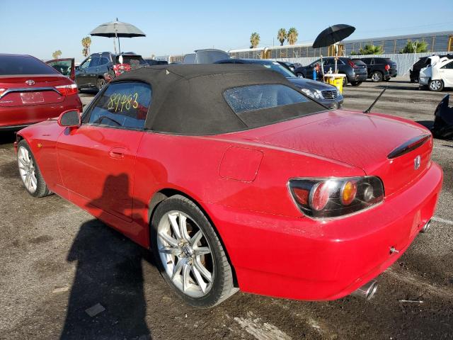 Photo 3 from auction – 2006 HONDA S2000 with VIN JHMAP214X6S001777