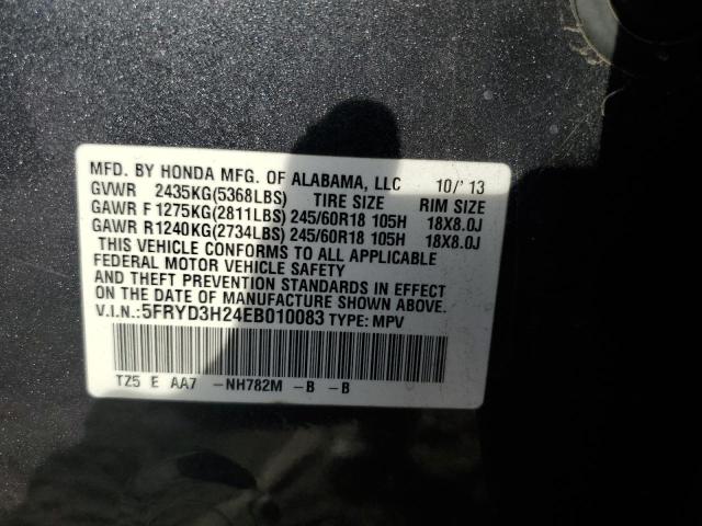 Photo 10 from auction – 2014 ACURA MDX with VIN 5FRYD3H24EB010083