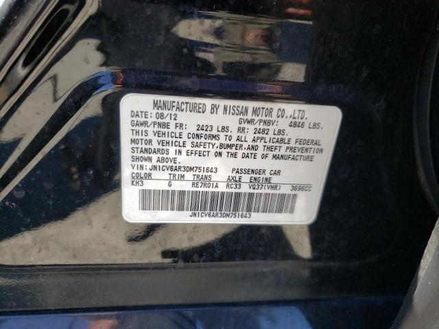 Photo 10 from auction – 2013 INFINITI G37 with VIN JN1CV6AR3DM751643