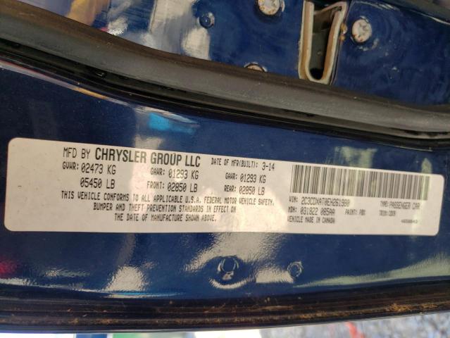 Photo 10 from auction – 2014 DODGE CHARGER PO with VIN 2C3CDXAT0EH261980
