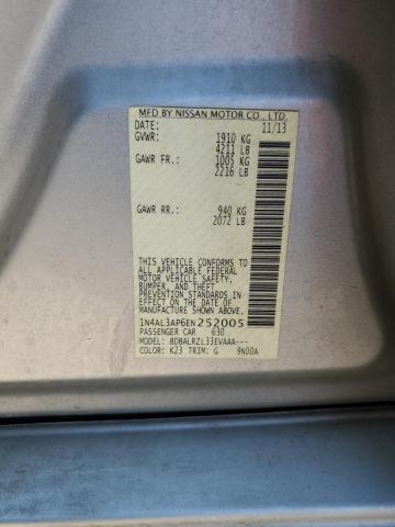 Photo 10 from auction – 2014 NISSAN ALTIMA 2.5 with VIN 1N4AL3AP6EN252005