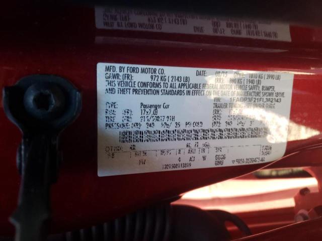 Photo 10 from auction – 2015 FORD FOCUS SE with VIN 1FADP3F21FL362343