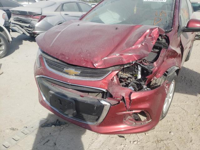 Photo 9 from auction – 2018 CHEVROLET SONIC LT with VIN 1G1JD5SH0J4116293