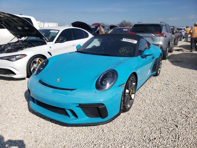 Photo 2 from auction – 2019 PORSCHE 911 SPEEDS with VIN WP0CF2A94KS172219