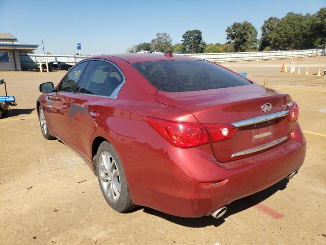Photo 3 from auction – 2014 INFINITI Q50 BASE with VIN JN1BV7AP5EM678387