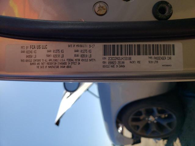 Photo 10 from auction – 2018 DODGE CHALLENGER with VIN 2C3CDZAG3JH153166