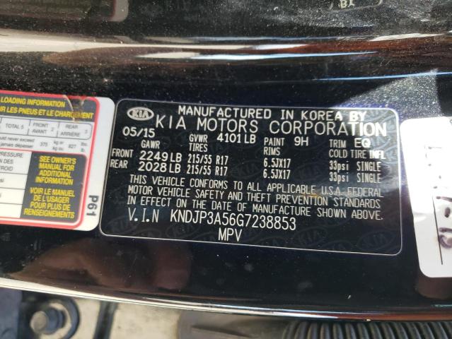 Photo 10 from auction – 2016 KIA SOUL + with VIN KNDJP3A56G7238853