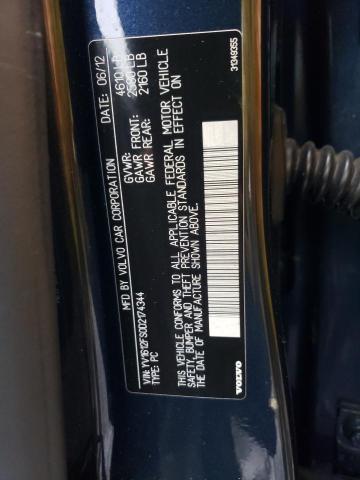 Photo 10 from auction – 2013 VOLVO S60 T5 with VIN YV1612FS0D2174344