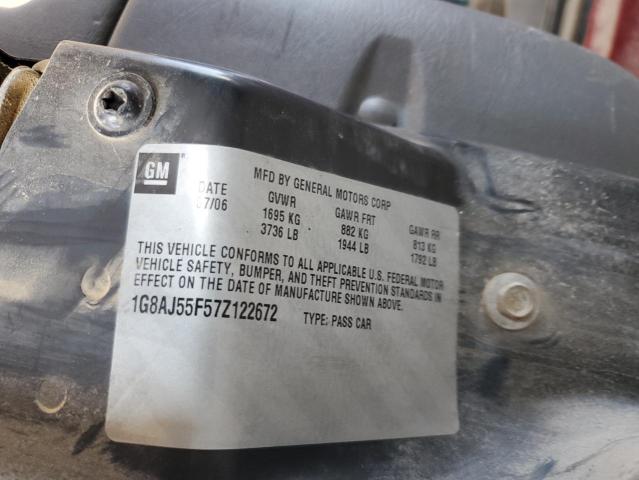 Photo 10 from auction – 2007 SATURN ION LEVEL with VIN 1G8AJ55F57Z122672