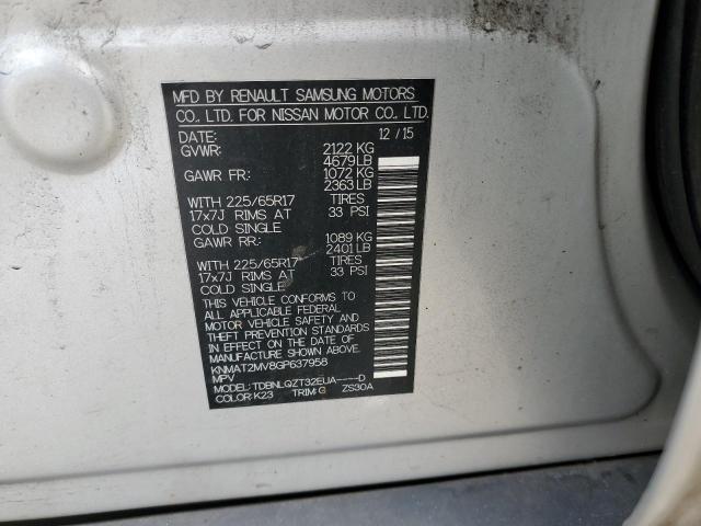 Photo 10 from auction – 2016 NISSAN ROGUE S with VIN KNMAT2MV8GP637958