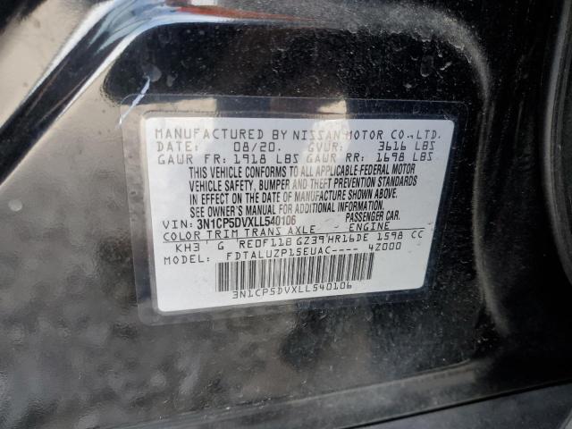 Photo 10 from auction – 2020 NISSAN KICKS SR with VIN 3N1CP5DVXLL540106