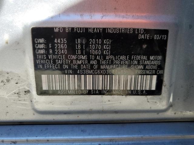 Photo 10 from auction – 2013 SUBARU LEGACY 2.5 with VIN 4S3BMCG6XD3041085