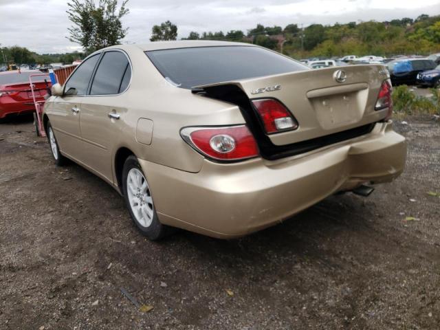 Photo 3 from auction – 2003 LEXUS ES 300 with VIN JTHBF30G130129972