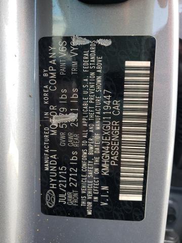 Photo 10 from auction – 2016 HYUNDAI GENESIS 3. with VIN KMHGN4JEXGU119447
