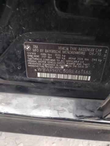 Photo 10 from auction – 2011 BMW 328 I with VIN WBAPH7C50BE461385