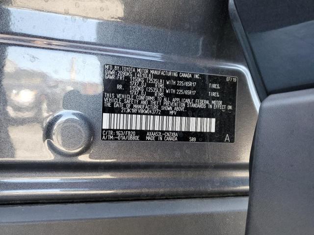 Photo 10 from auction – 2019 TOYOTA RAV4 LE with VIN 2T3K1RFV8KW043772