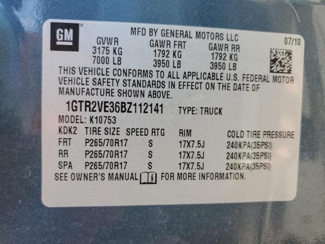 Photo 10 from auction – 2011 GMC SIERRA K15 with VIN 1GTR2VE36BZ112141