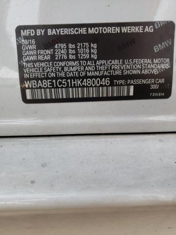Photo 10 from auction – 2017 BMW 330E with VIN WBA8E1C51HK480046
