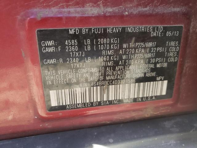Снимка 10 от търг – 2013 SUBARU OUTBACK 2. с VIN 4S4BRBCC4D3321586